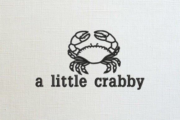 A Little Crabby: Sweatshirt Embroidery Review