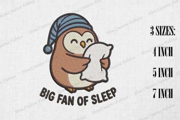 Big Fan of Sleep Cute Owl Design Review