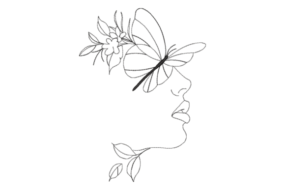 Butterfly Face Line Art: A Merch Review