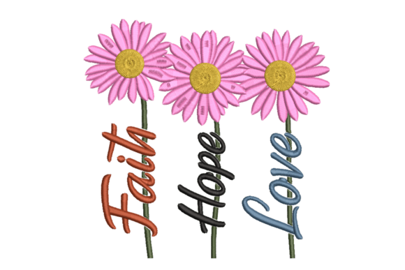 Faith Hope Love Daisy Word Art: A Merch Review