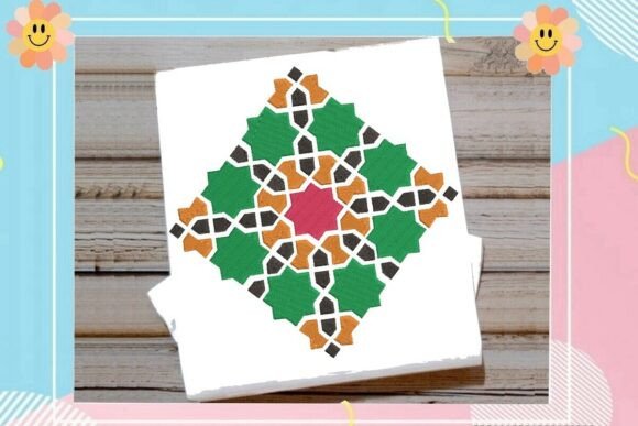 Islamic Geometric Mosaic Diamond Design Review