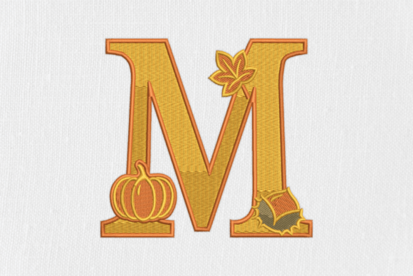 Letter M Autumn Monogram: Sweatshirt Design Review