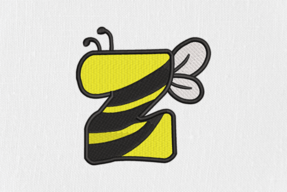 Letter Z Bee Monograms: A Designer’s Stitch Test