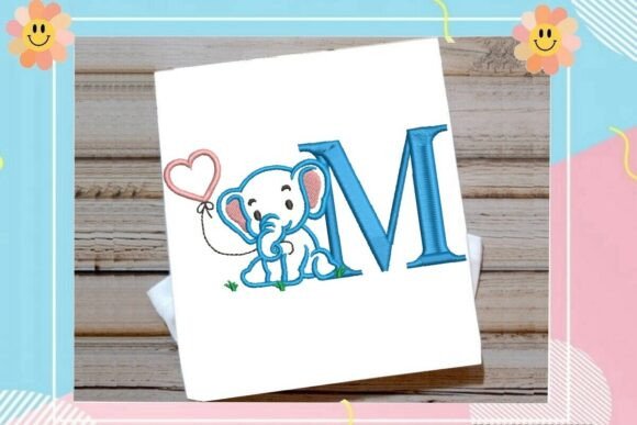 M Letter Cute Elephant Decor: A Crafter's Review