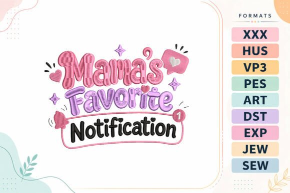 Mama's Favorite Baby Quote: Holiday Embroidery Review