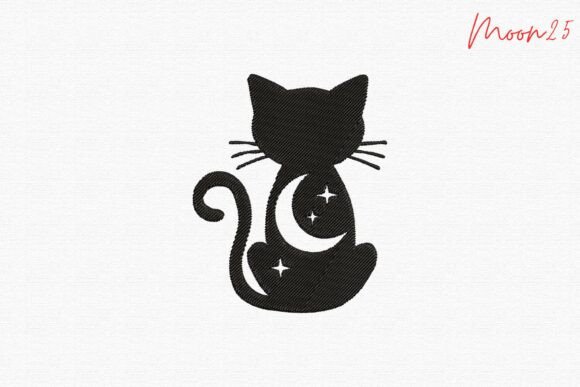 Mystic Moon Cat Silhouette Charm: A Stitcher’s Review
