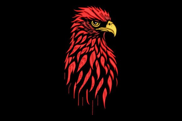 Red Eagle Head: A Unique Touch for Personalized Embroidery Gifts